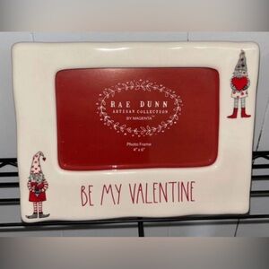 Rae Dunn Be My Valentine Frame - Cream and Red